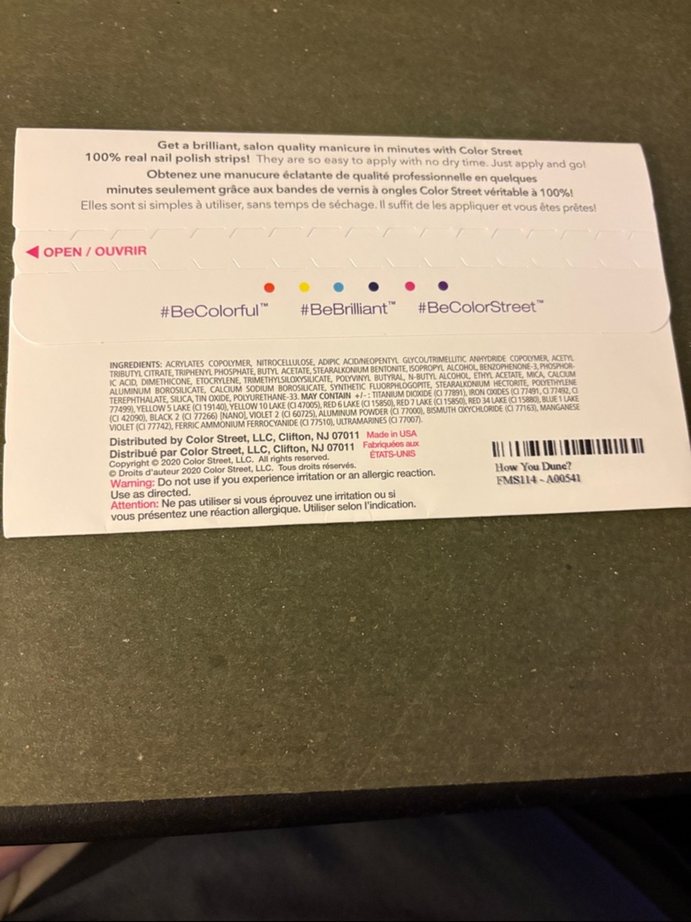 Color Street Nail Polish Strips - How you Dune? - Picture 2 of 4